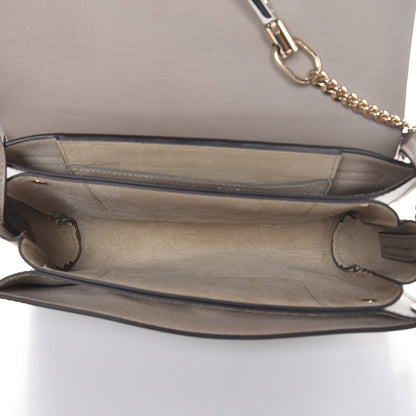 Chloe Suede Calfskin Small Faye Shoulder Bag Motty Grey 5 of 7