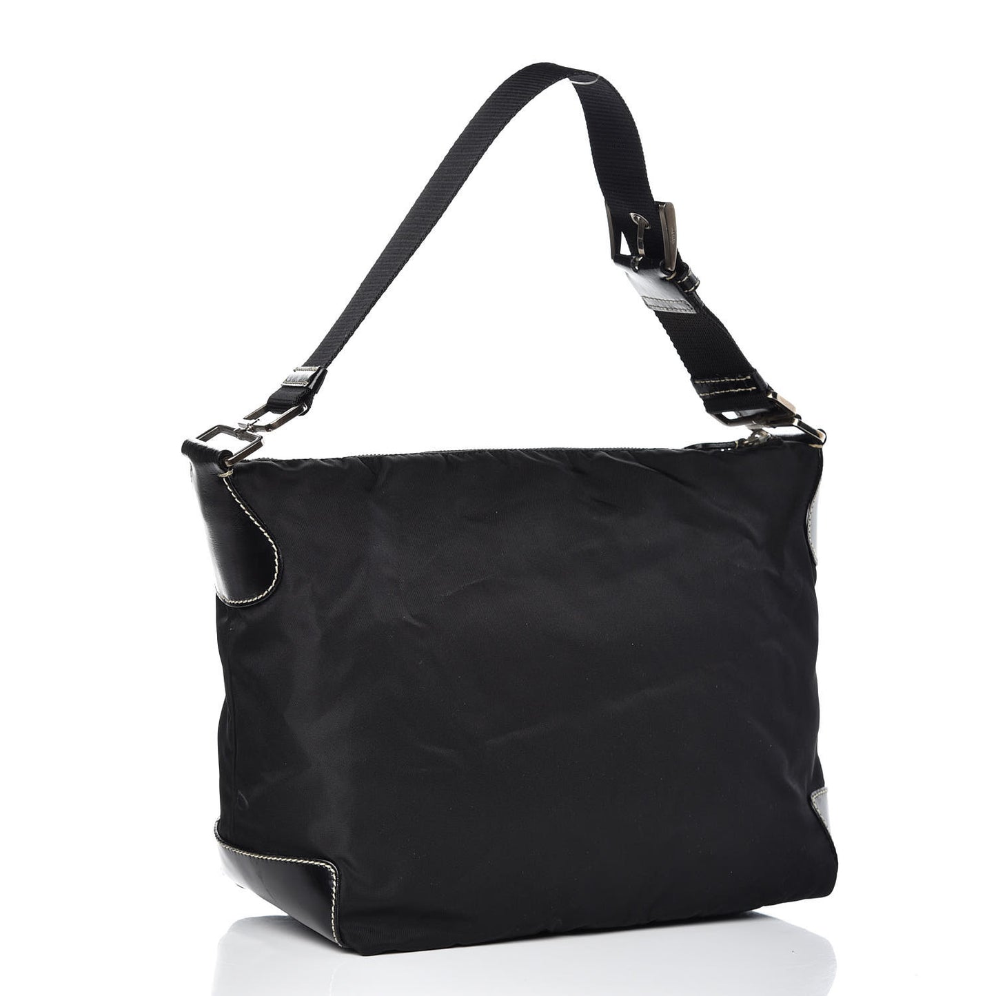 Tessuto Nylon Hobo Black