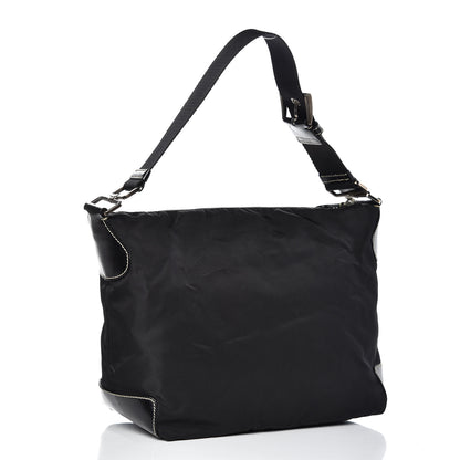 Prada Tessuto Nylon Hobo Black 3 of 15