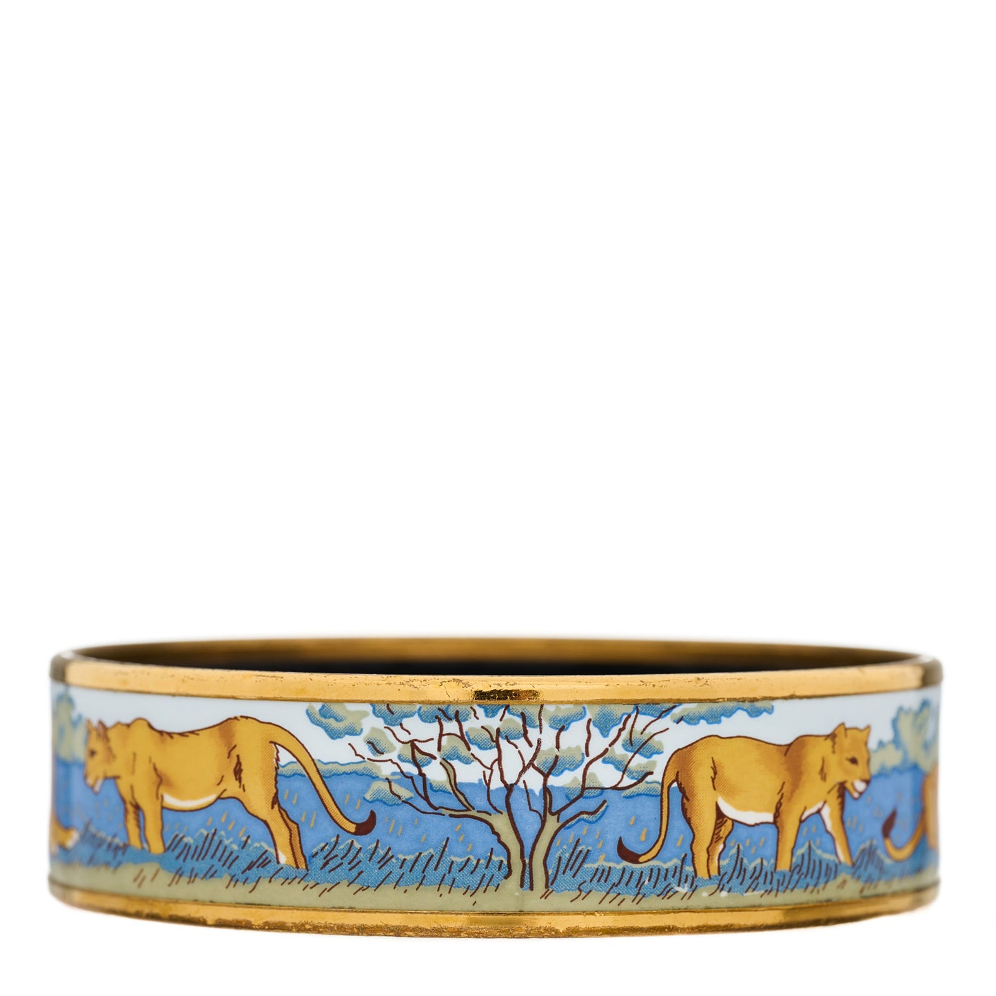 Enamel Printed Pride of Lions Wide Bracelet 62
