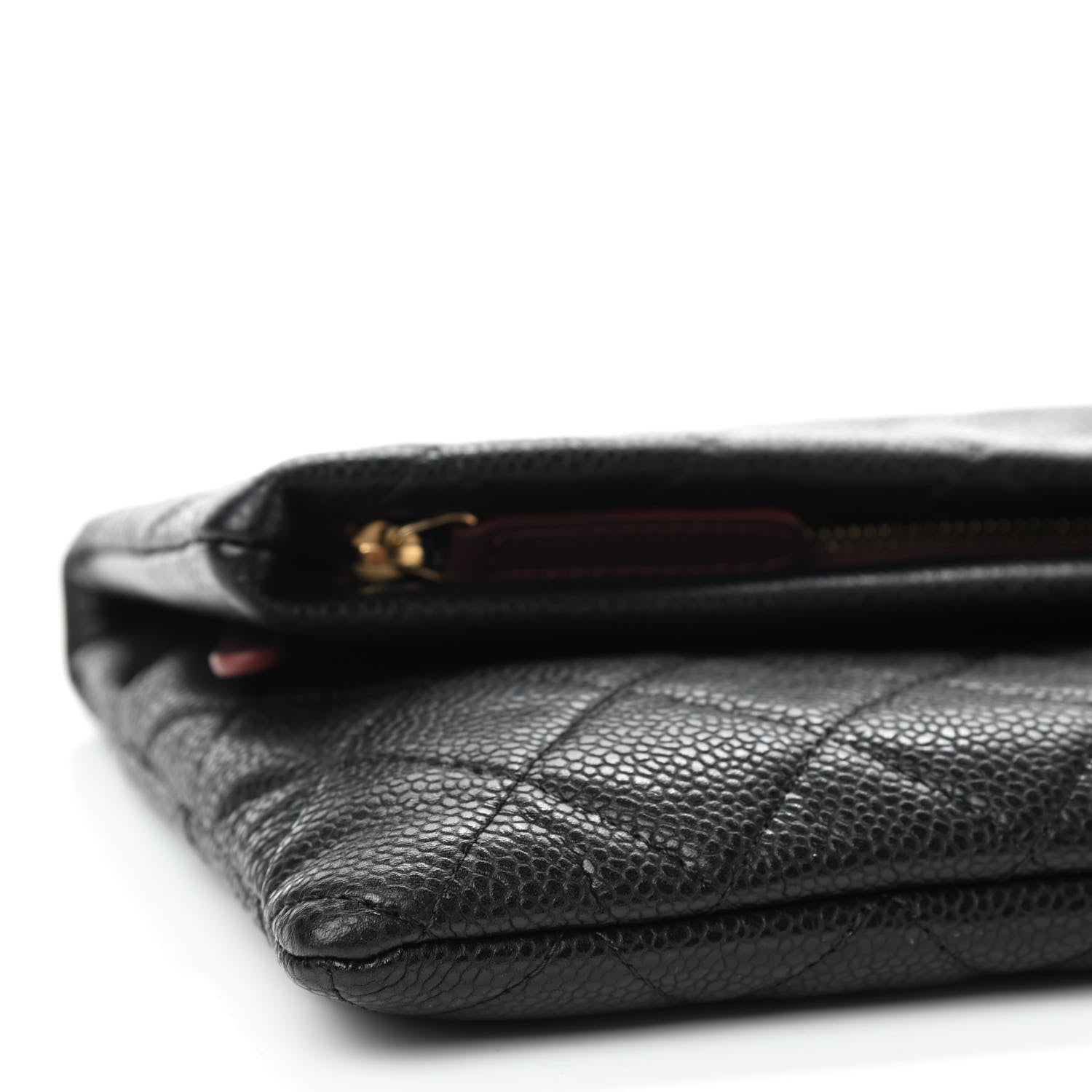 Chanel Caviar Quilted CC Beauty Clutch Black 7 of 10