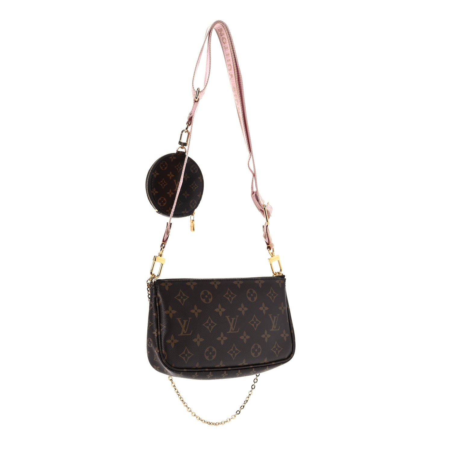 Louis Vuitton Monogram Multi Pochette Accessories Rose Clair 3 of 20