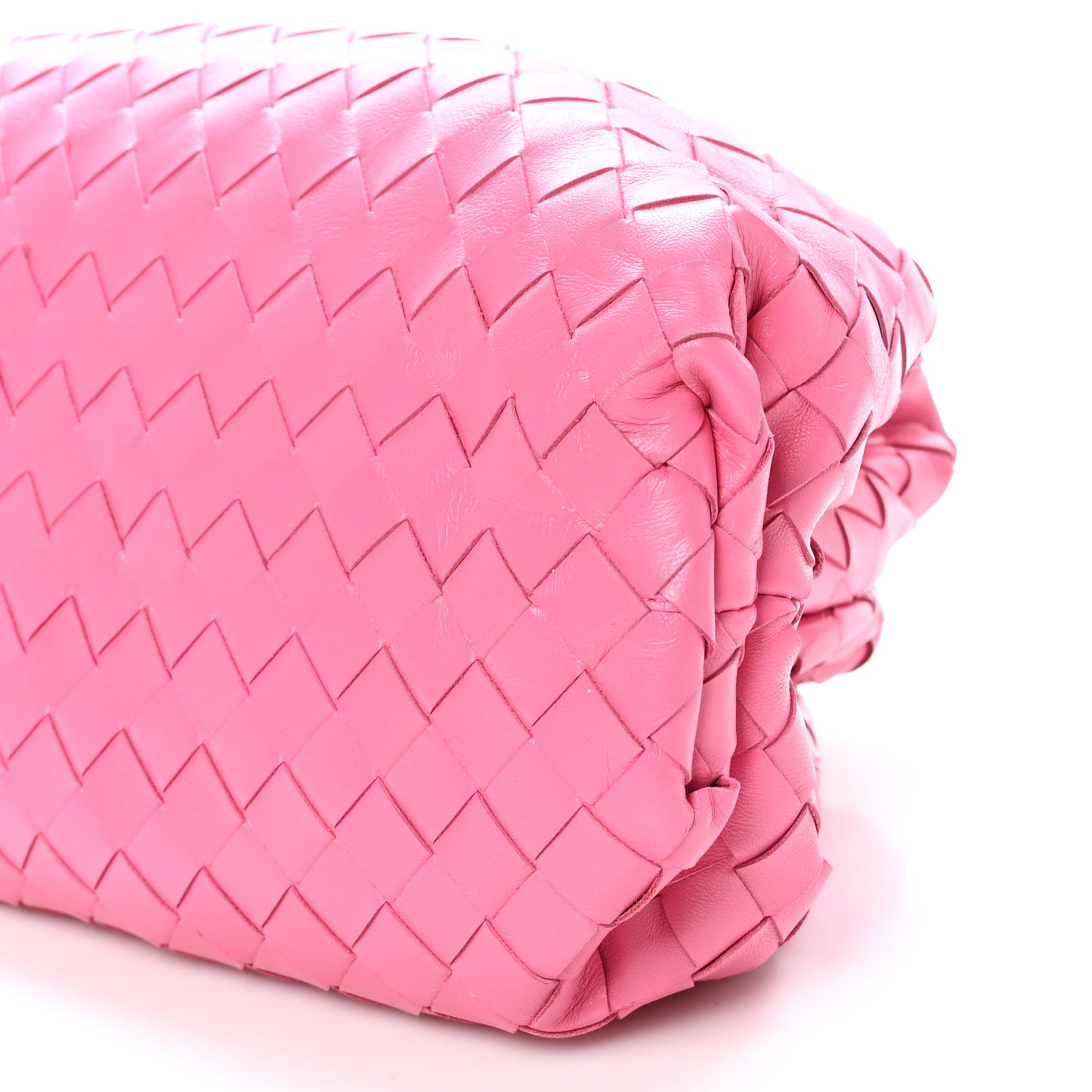 Nappa Maxi Intrecciato The Pouch Oversized Clutch Pink
