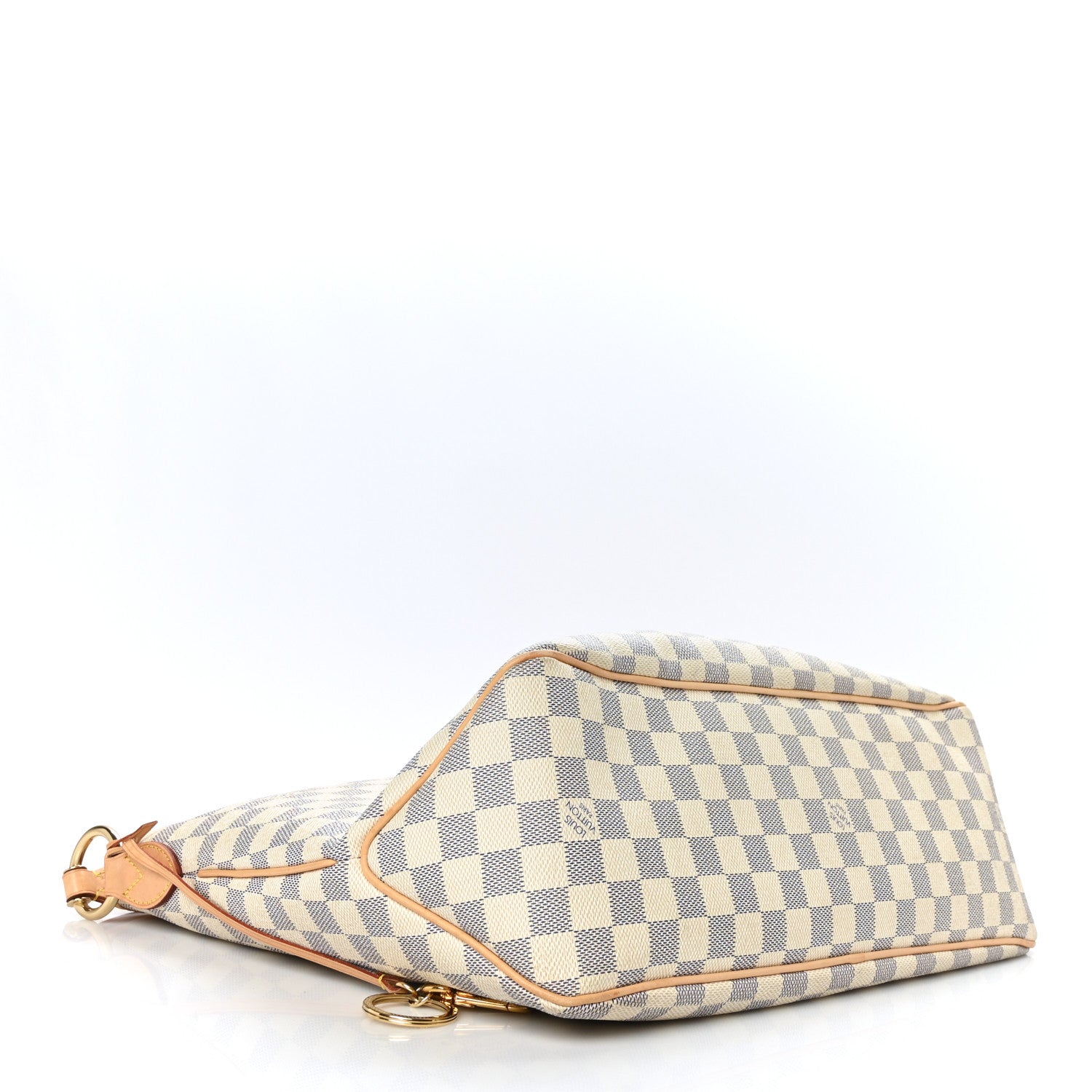 Louis Vuitton Damier Azur Delightful MM Rose Ballerine 4 of 9