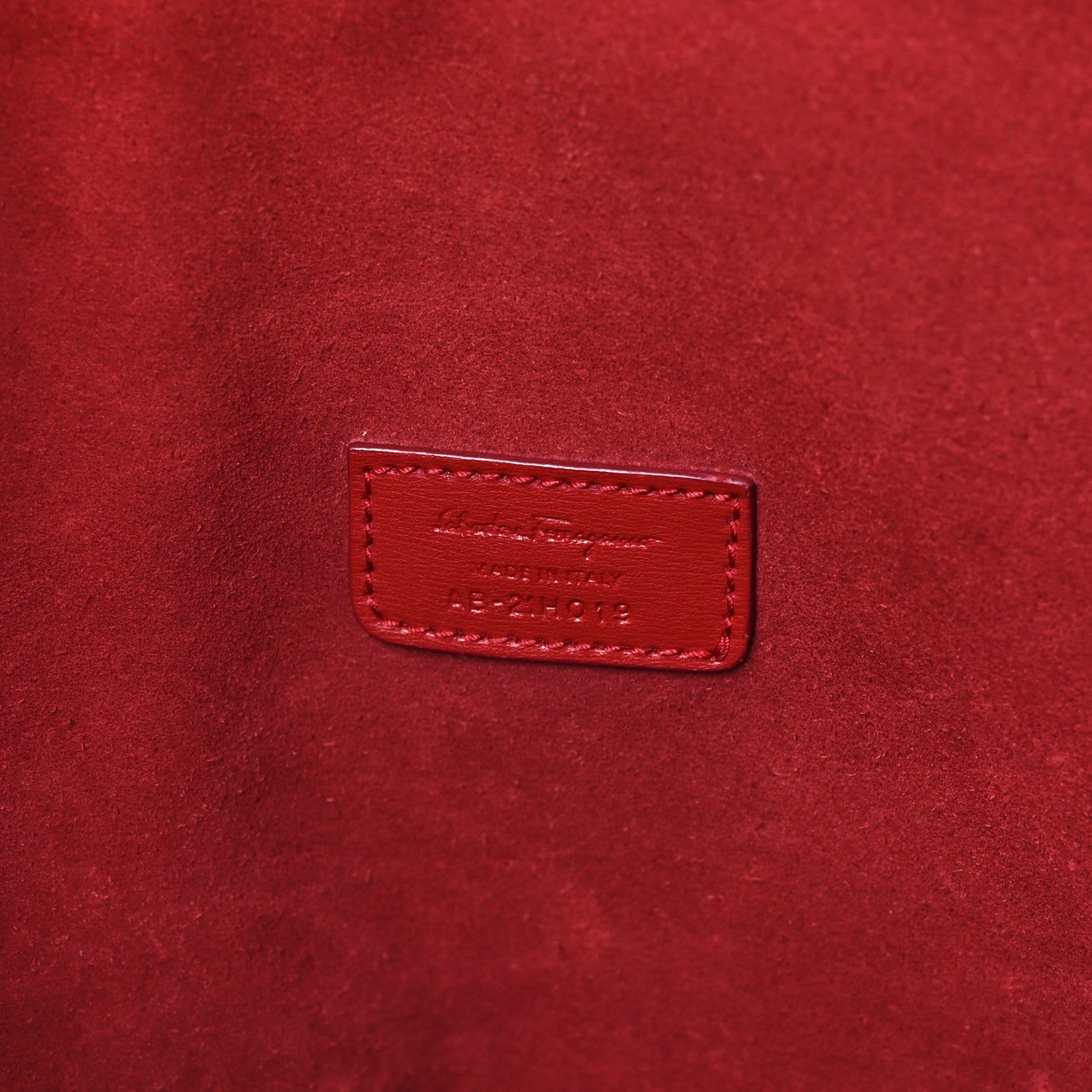 Salvatore Ferragamo Calfskin Medium Gancini Tote Red 6 of 9