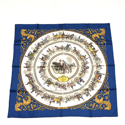 Hermes Silk La Promenade de Longchamps Scarf 90 1 of 5