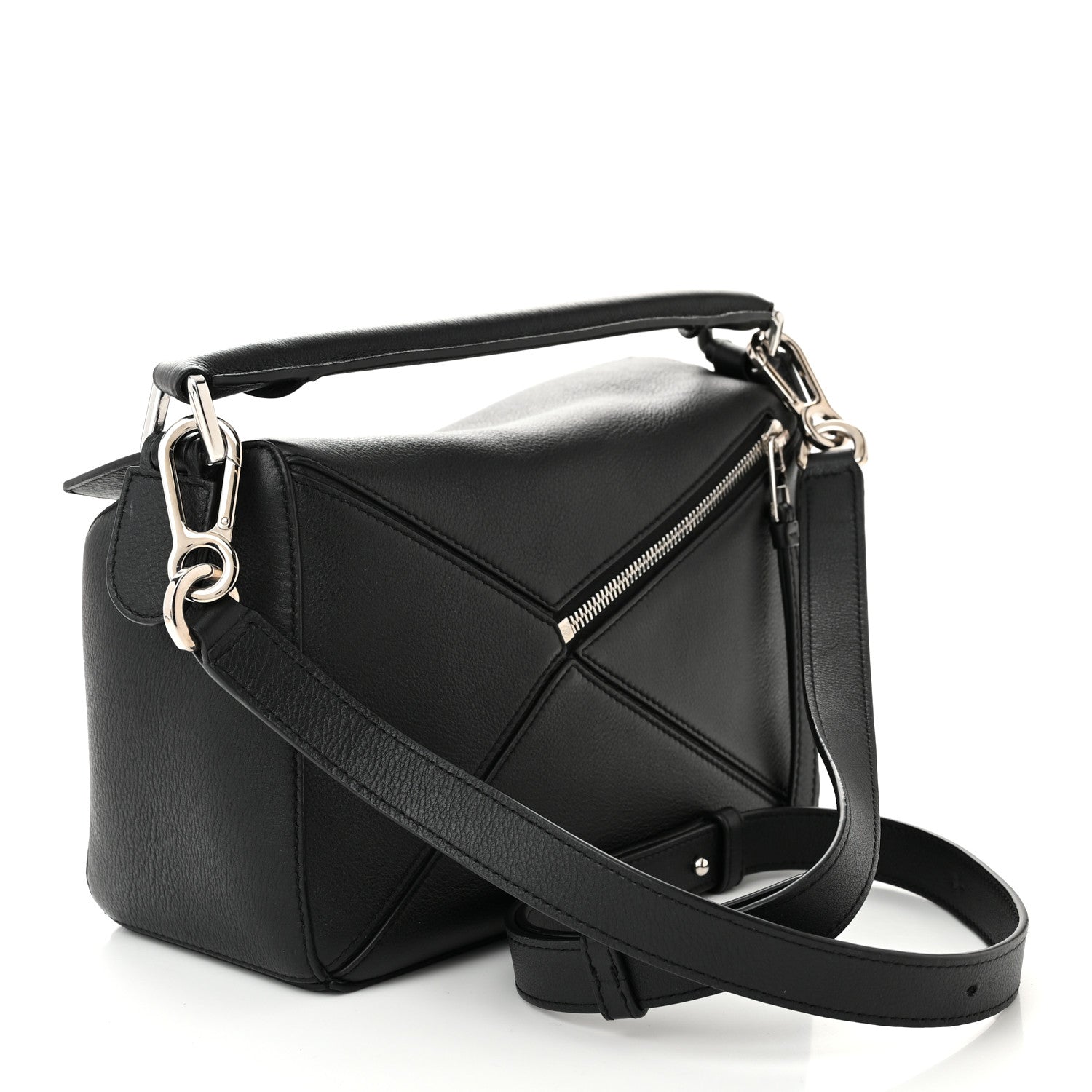 Loewe Calfskin Small Puzzle Bag Black 3 of 10