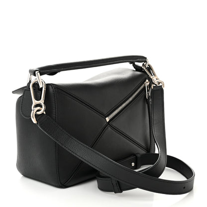Loewe Calfskin Small Puzzle Bag Black 3 of 10