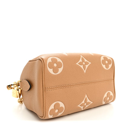 Louis Vuitton Empreinte Monogram Giant Speedy Bandouliere 20 Arizona Creme 3 of 8