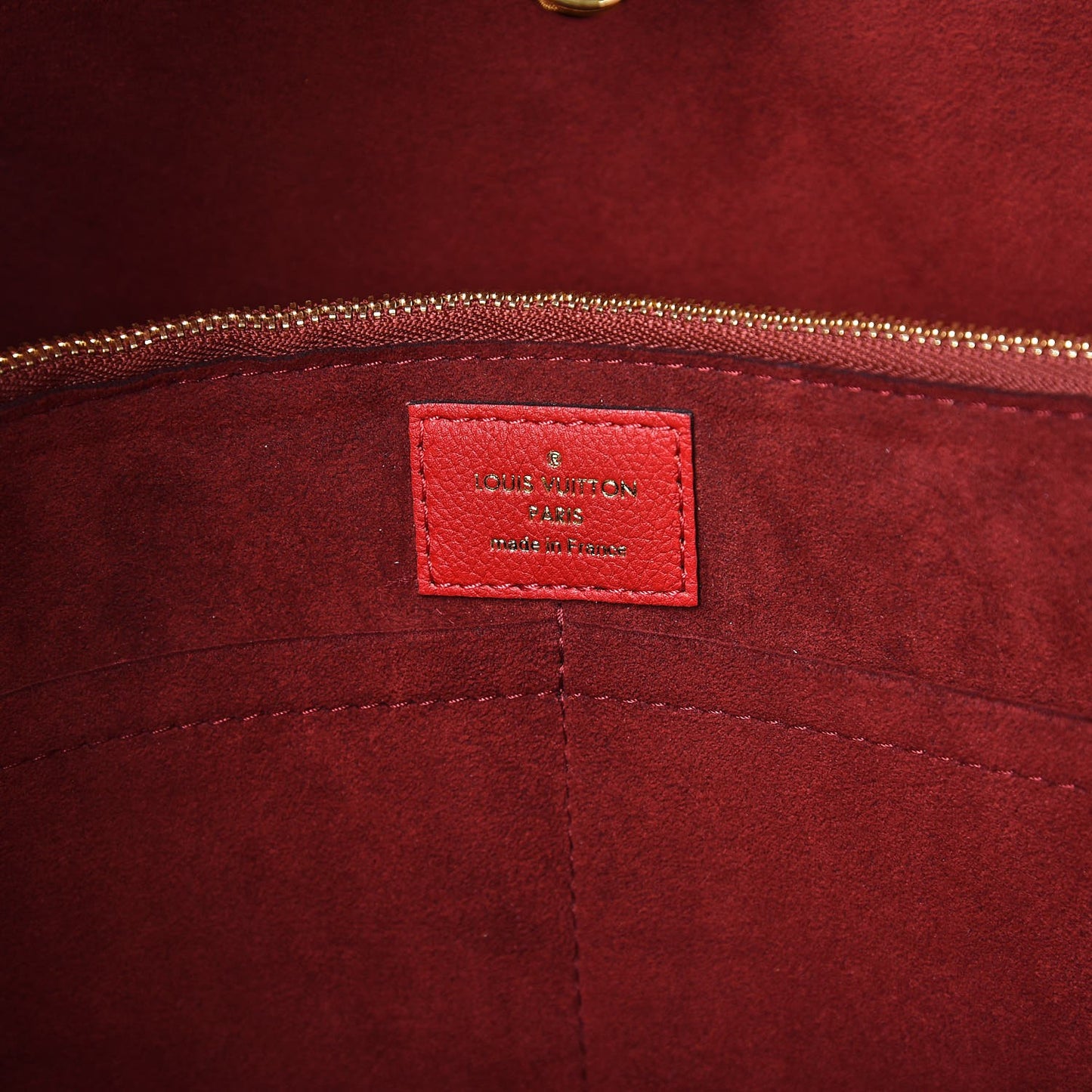 Calfskin Monogram Kimono Tote Cherry