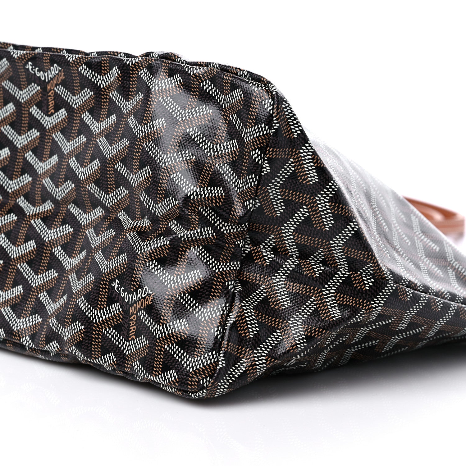 Goyard Goyardine Saint Louis PM Black Gold 9 of 9
