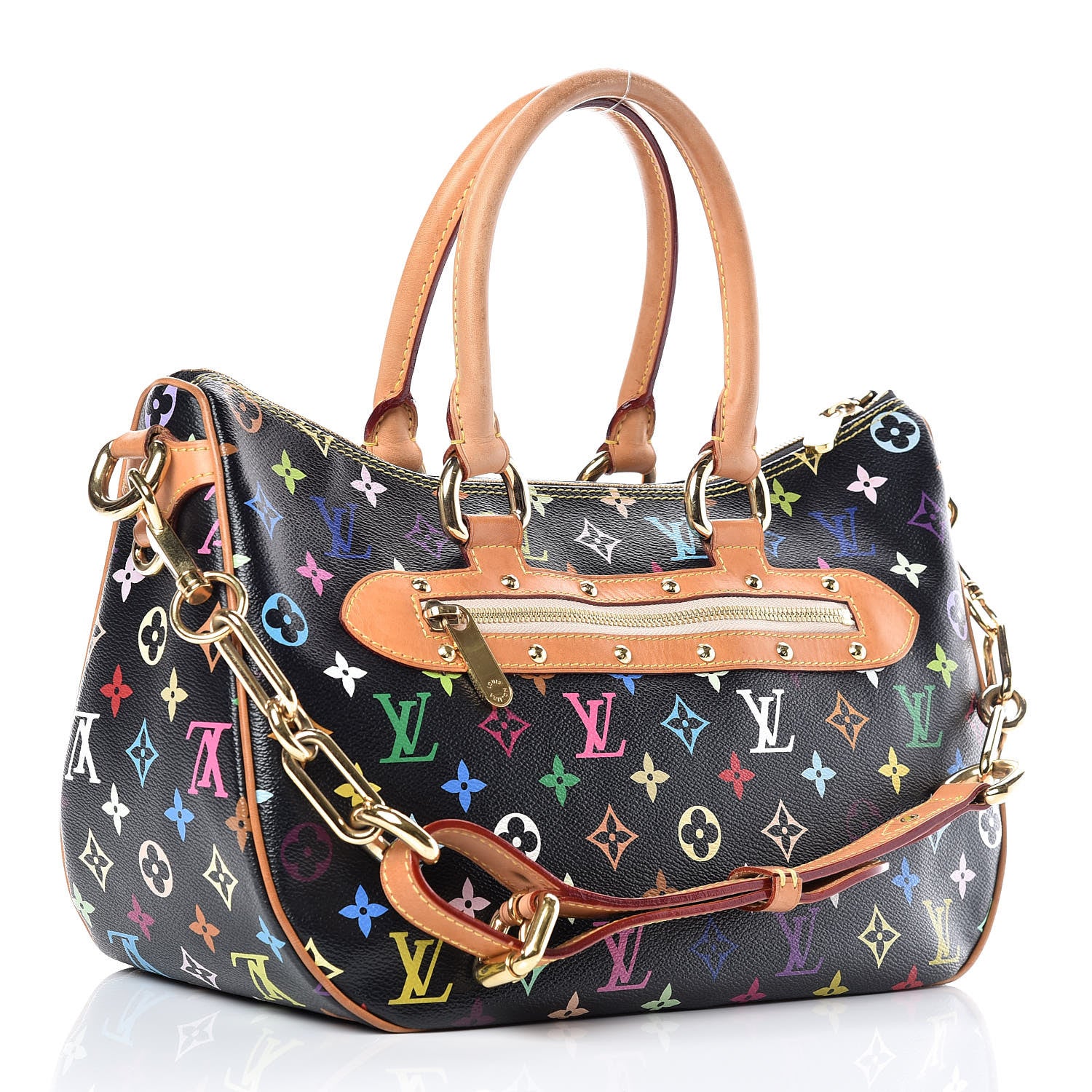 Louis Vuitton Monogram Multicolor Rita Black 4 of 20