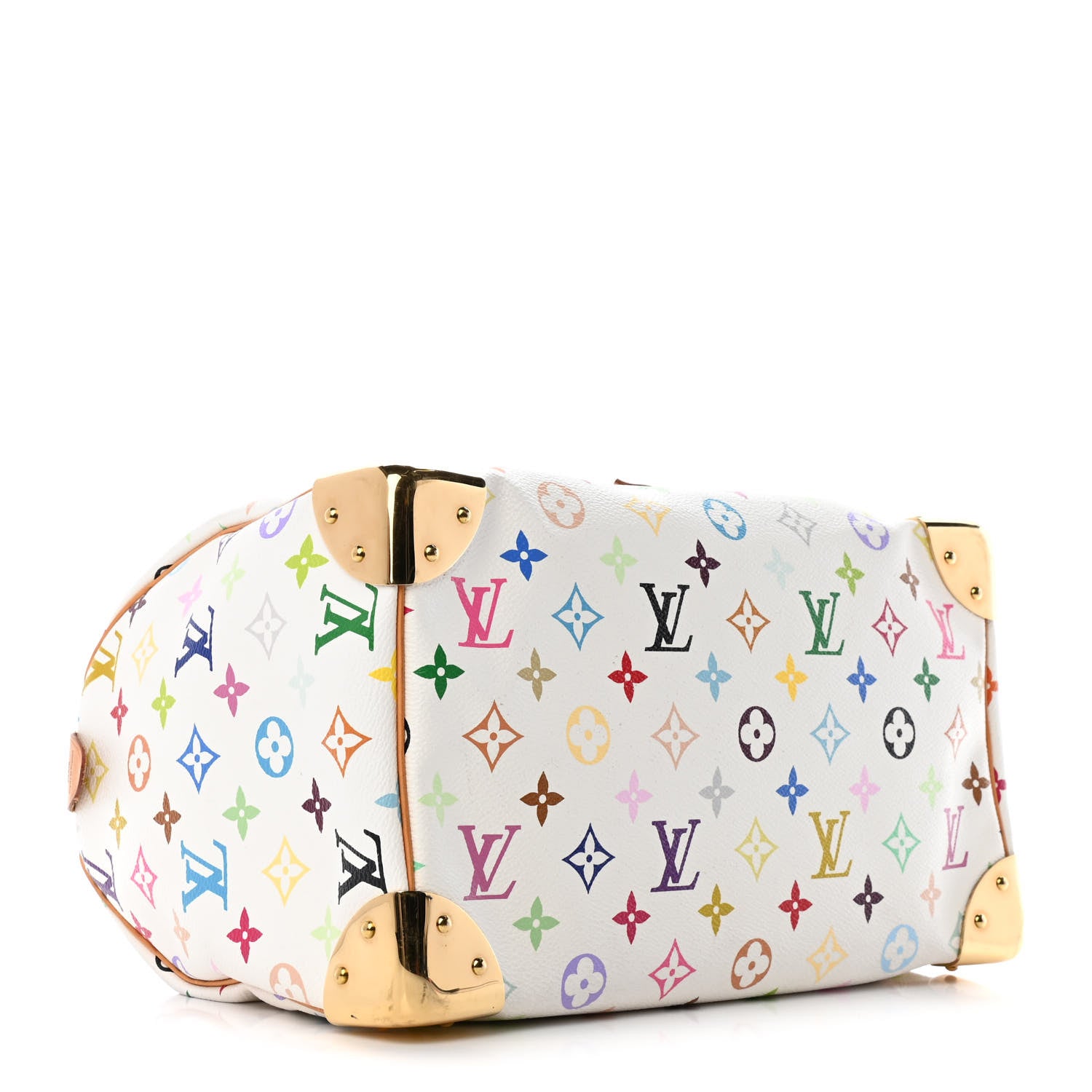 Louis Vuitton Monogram Multicolor Speedy 30 White 3 of 4