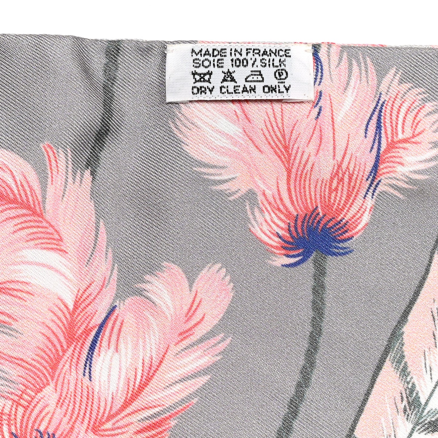 Silk Brazil Maxi Twilly Gris Perle Saumon Mauve
