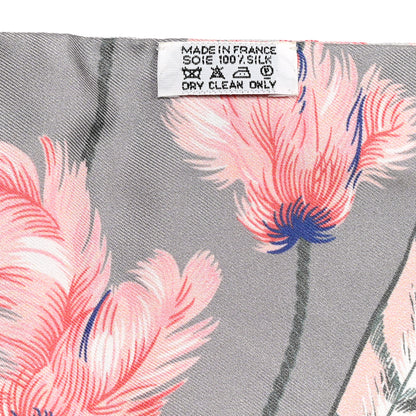 Hermes Silk Brazil Maxi Twilly Gris Perle Saumon Mauve 6 of 6