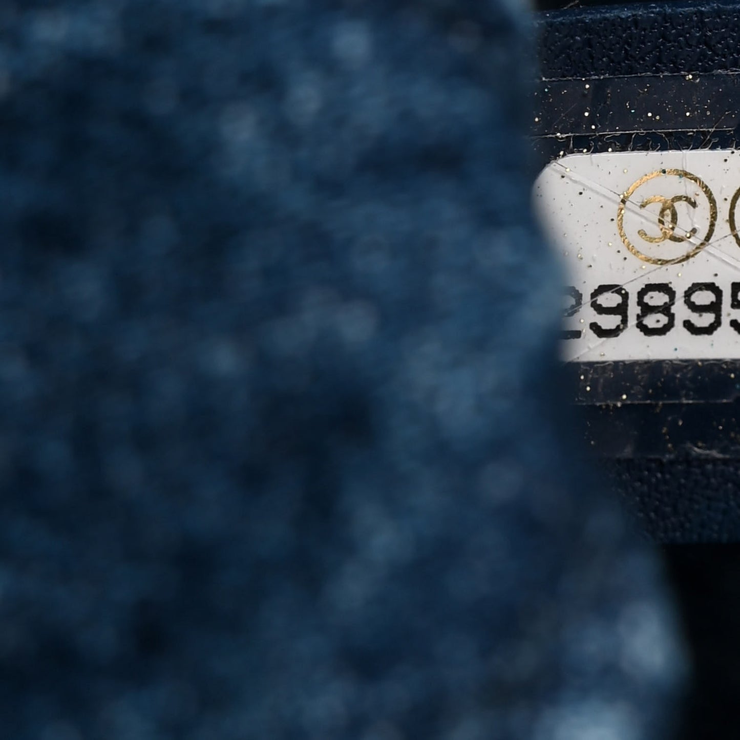 Denim Quilted Large Chanel 19 Flap Blue