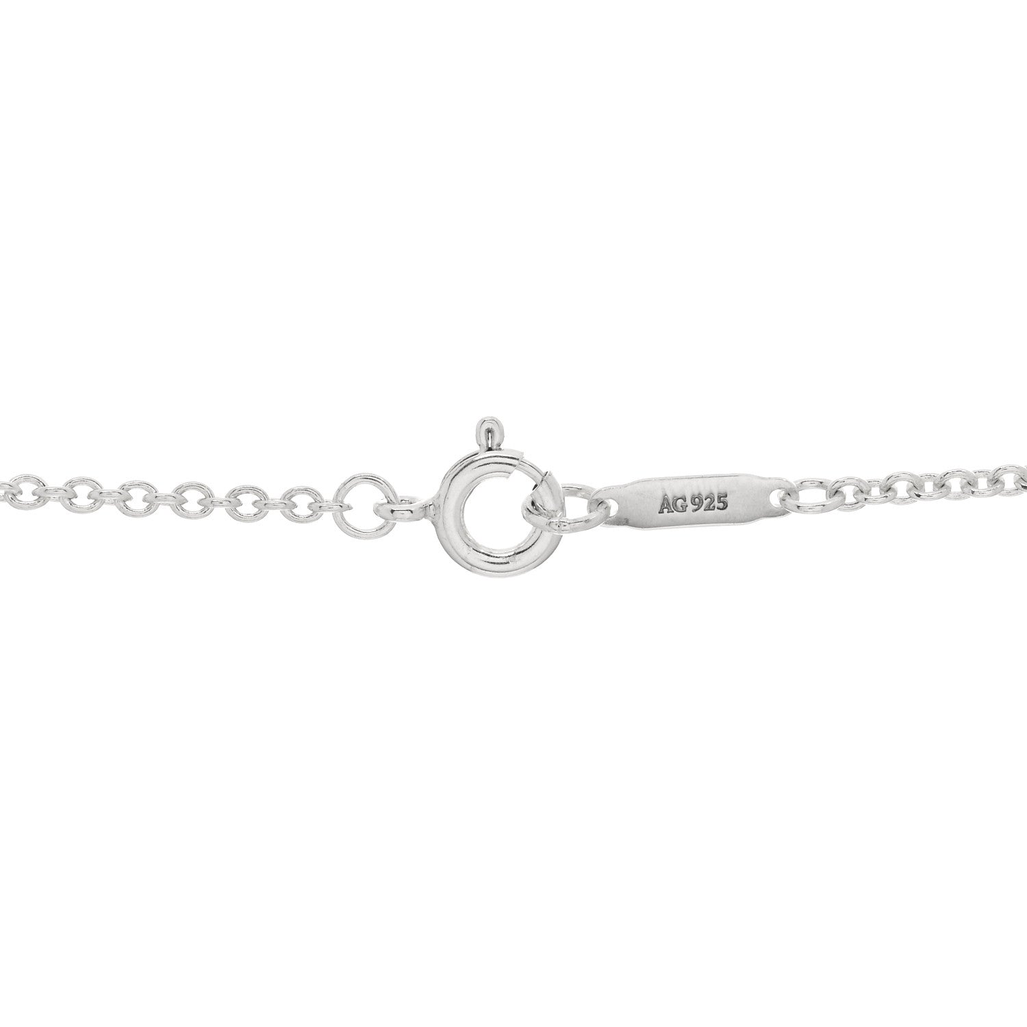 Tiffany Sterling Silver Atlas Bar Pendant Necklace 3 of 3