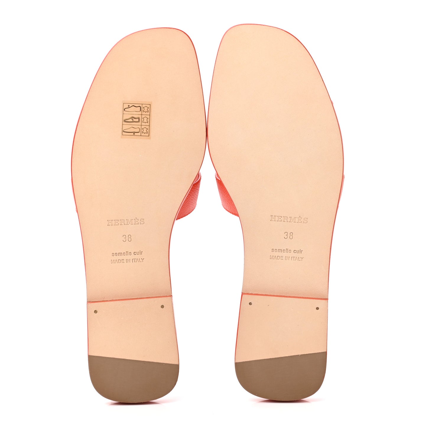 Epsom Oran Sandals 38 Orange Poppy