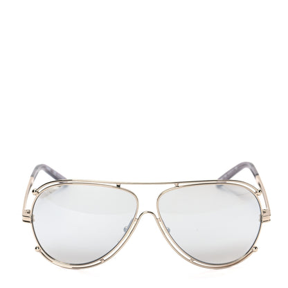 Chloe Metal Aviator Sunglasses CE121S Gold 3 of 6