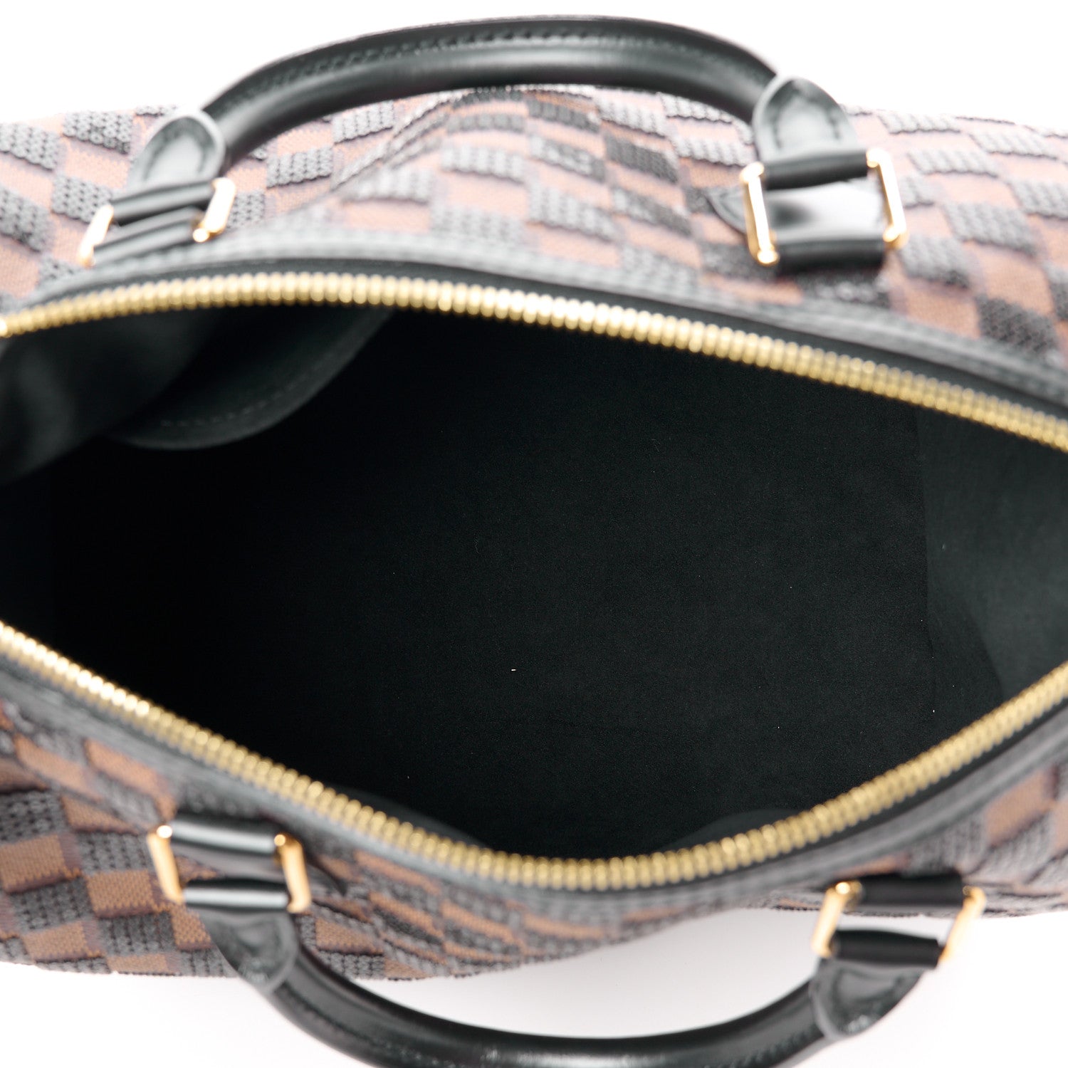 Louis Vuitton Damier Paillettes Speedy 30 Black 5 of 15
