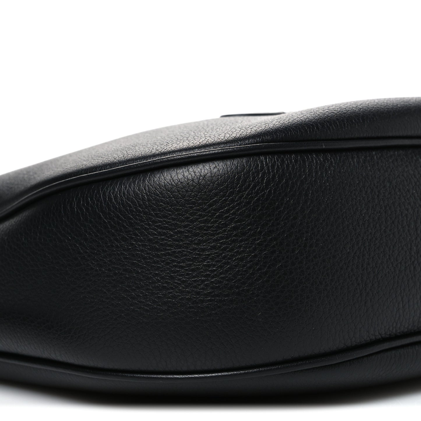 Supple Calfskin Cuir Triomphe Small Heloise Shoulder Bag Black