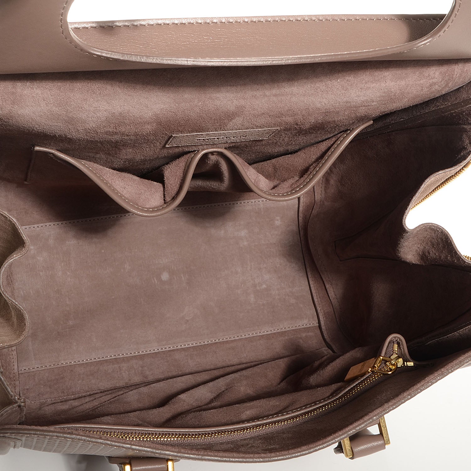 Alexander McQueen Calfskin Embossed Suede Large Heroine Tan 5 of 8