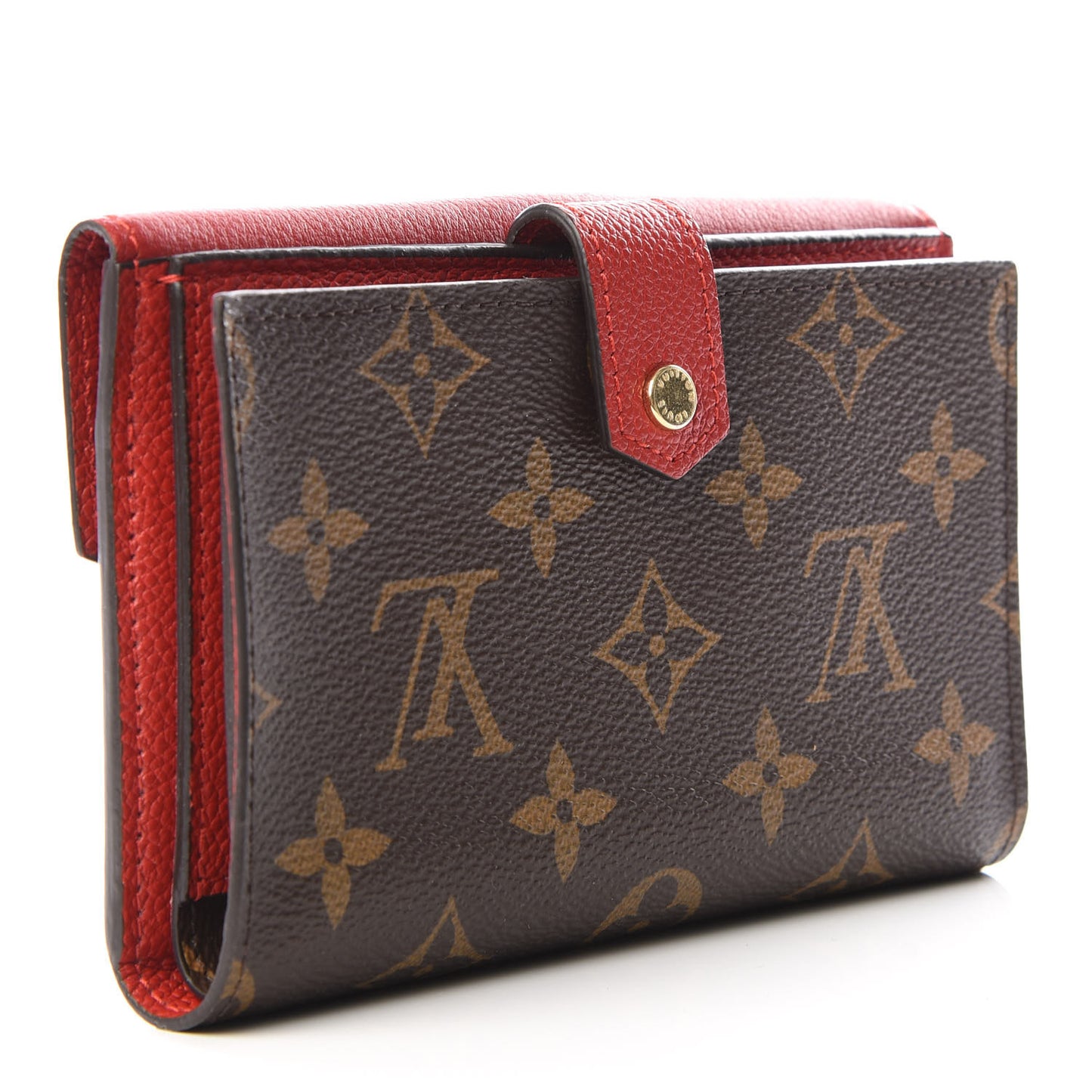 Monogram Pallas Compact Wallet Cherry