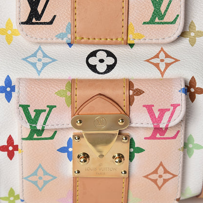Louis Vuitton Monogram Multicolor Keepall 45 White 9 of 16