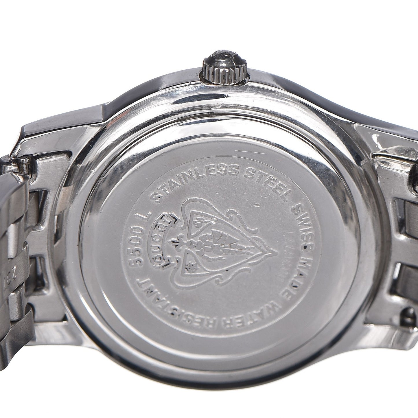 Stainless Steel Diamond Mother of Pearl 27mm 5500L Quartz Watch