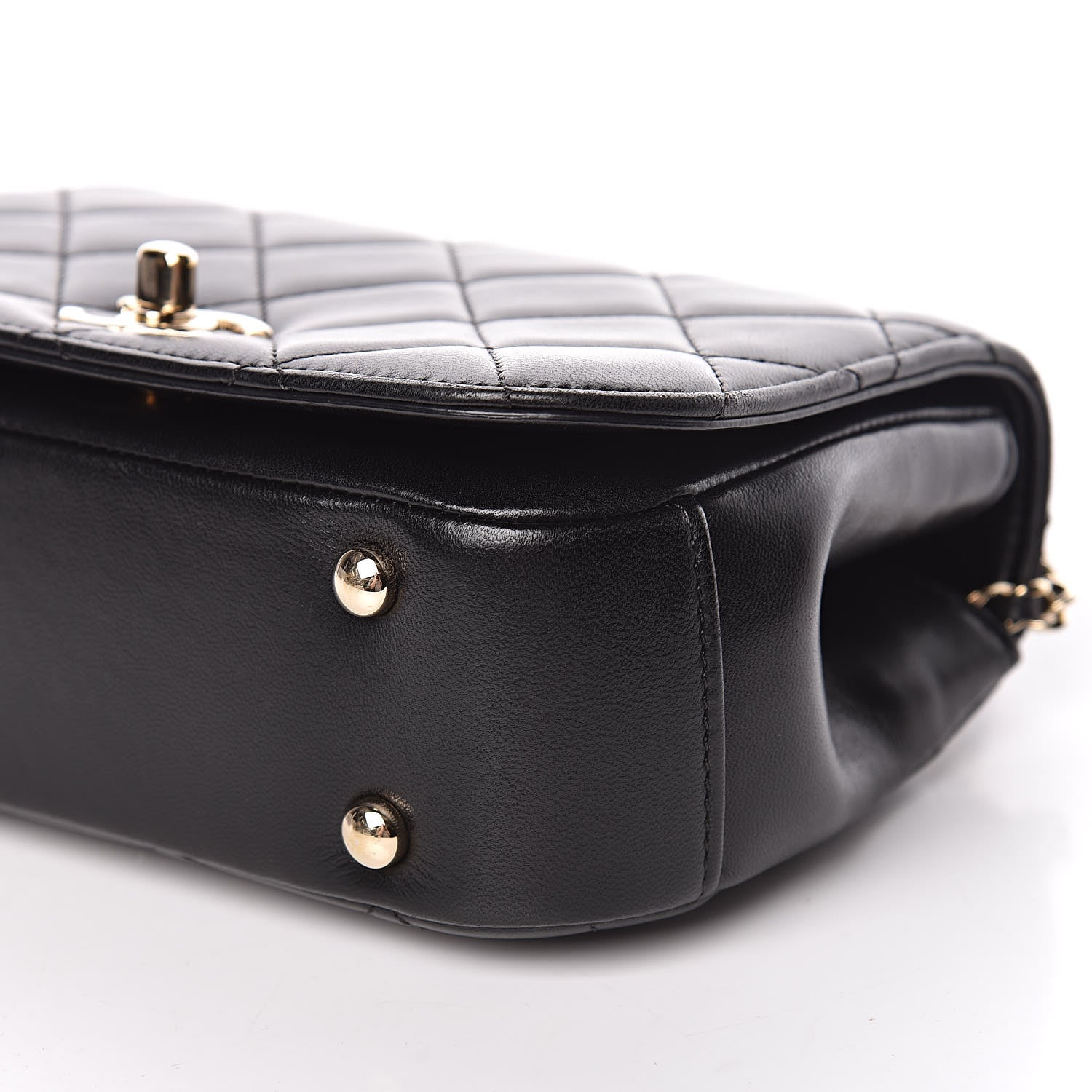 Chanel Lambskin Mini Carry Chic Flap Black 9 of 12