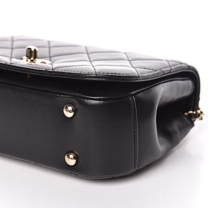 Chanel Lambskin Mini Carry Chic Flap Black 9 of 12
