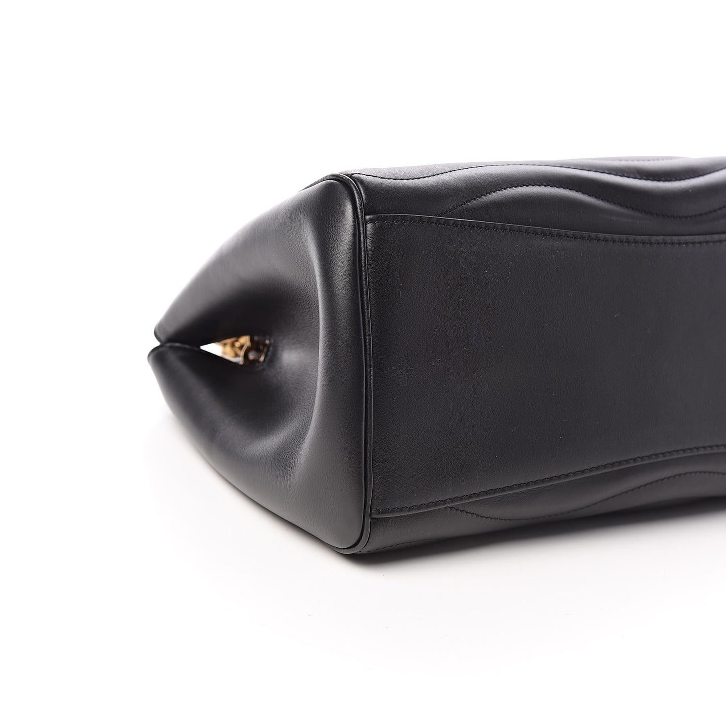 Calfskin New Wave Chain Tote Black