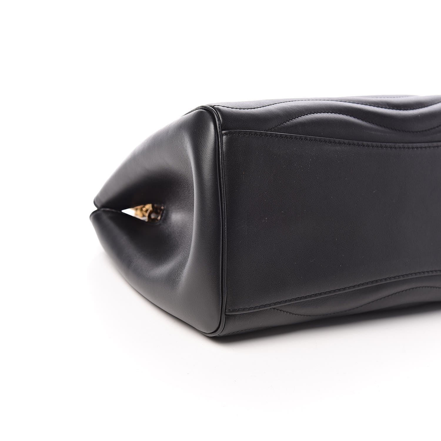 Louis Vuitton Calfskin New Wave Chain Tote Black 8 of 9