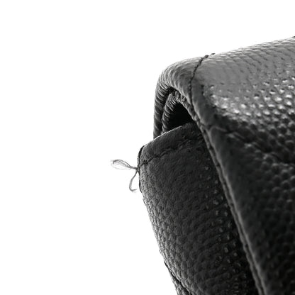 Chanel Caviar Quilted Flap Clutch Black 8 of 9