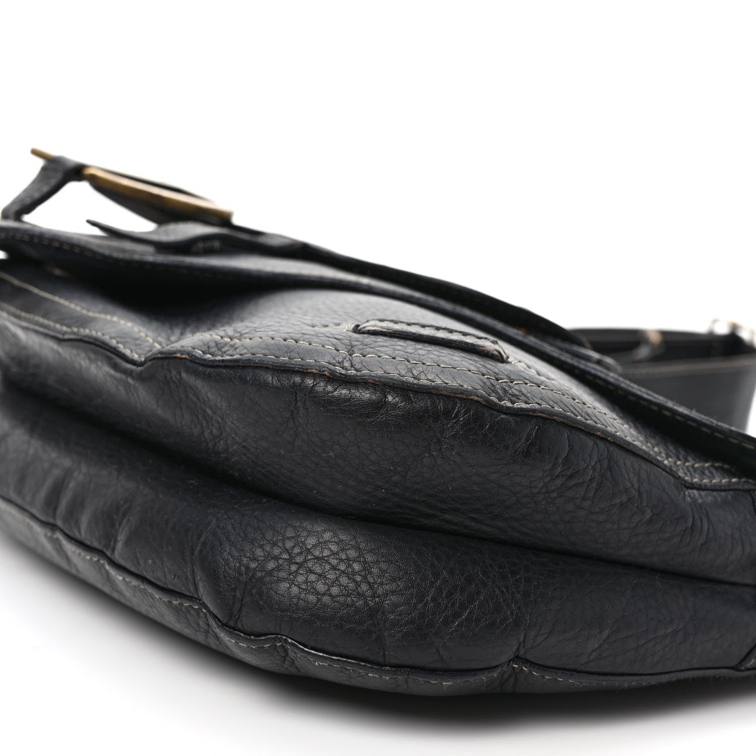 Christian Dior Calfskin Double Saddle Bag Black 8 of 8