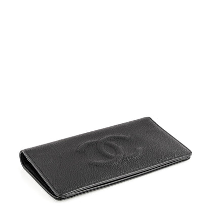 Chanel Caviar Timeless CC Yen Wallet Black 4 of 8