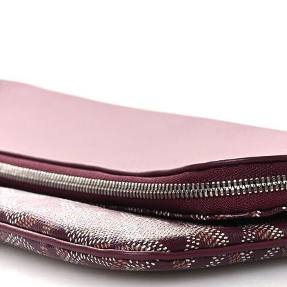 Goyard Goyardine Sainte Marie Soft Clutch Bordeaux 9 of 11