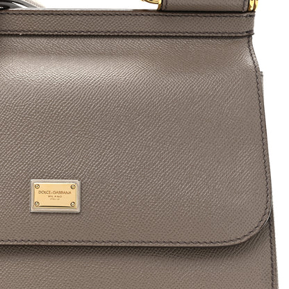 Dolce & Gabbana Dauphine Medium Miss Sicily Satchel Grey 6 of 10
