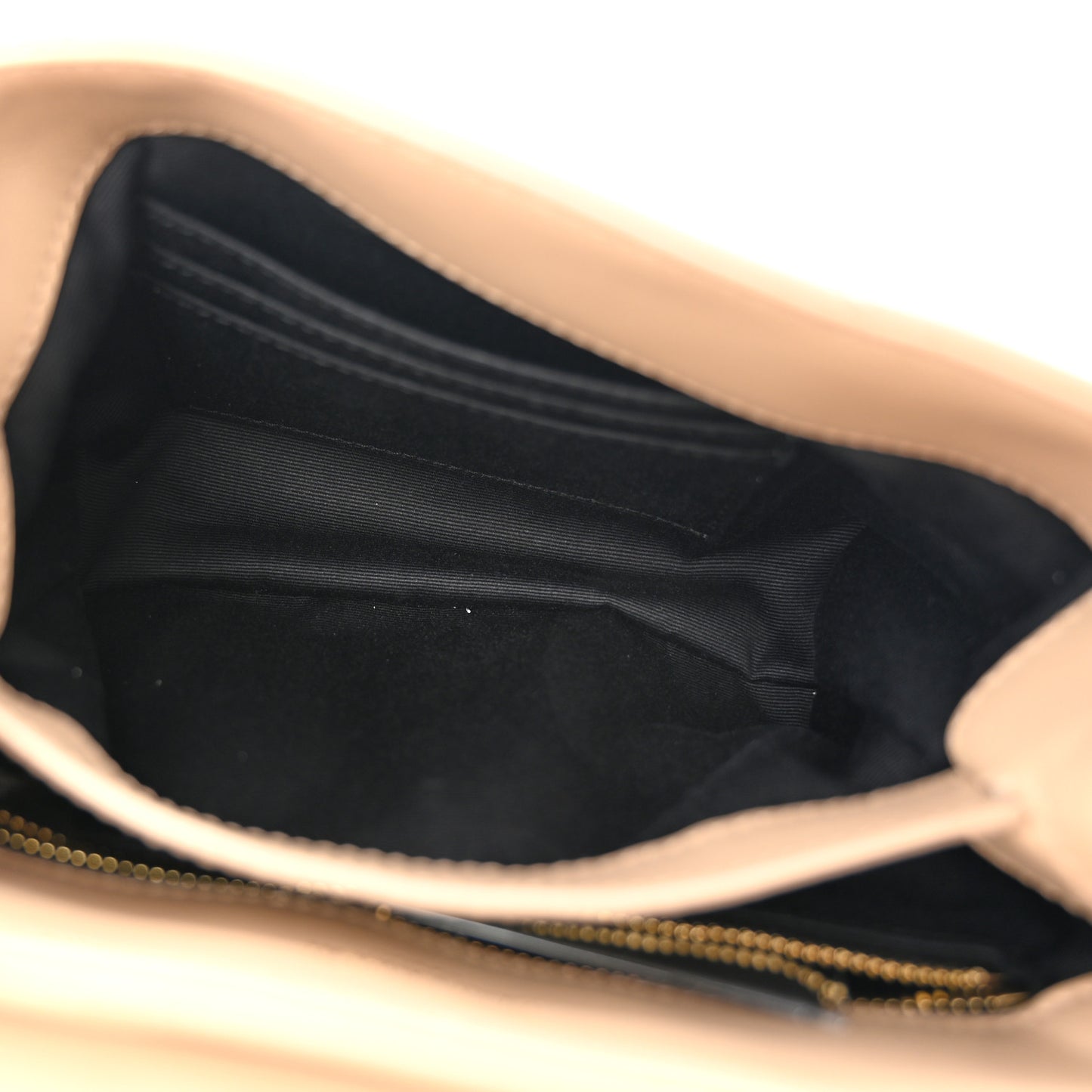 Calfskin Y Quilted Monogram Toy Loulou Crossbody Bag Dark Beige