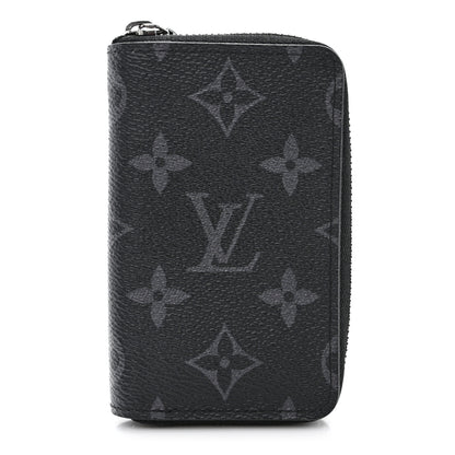 Louis Vuitton Monogram Eclipse Zippy Coin Purse Vertical 1 of 8