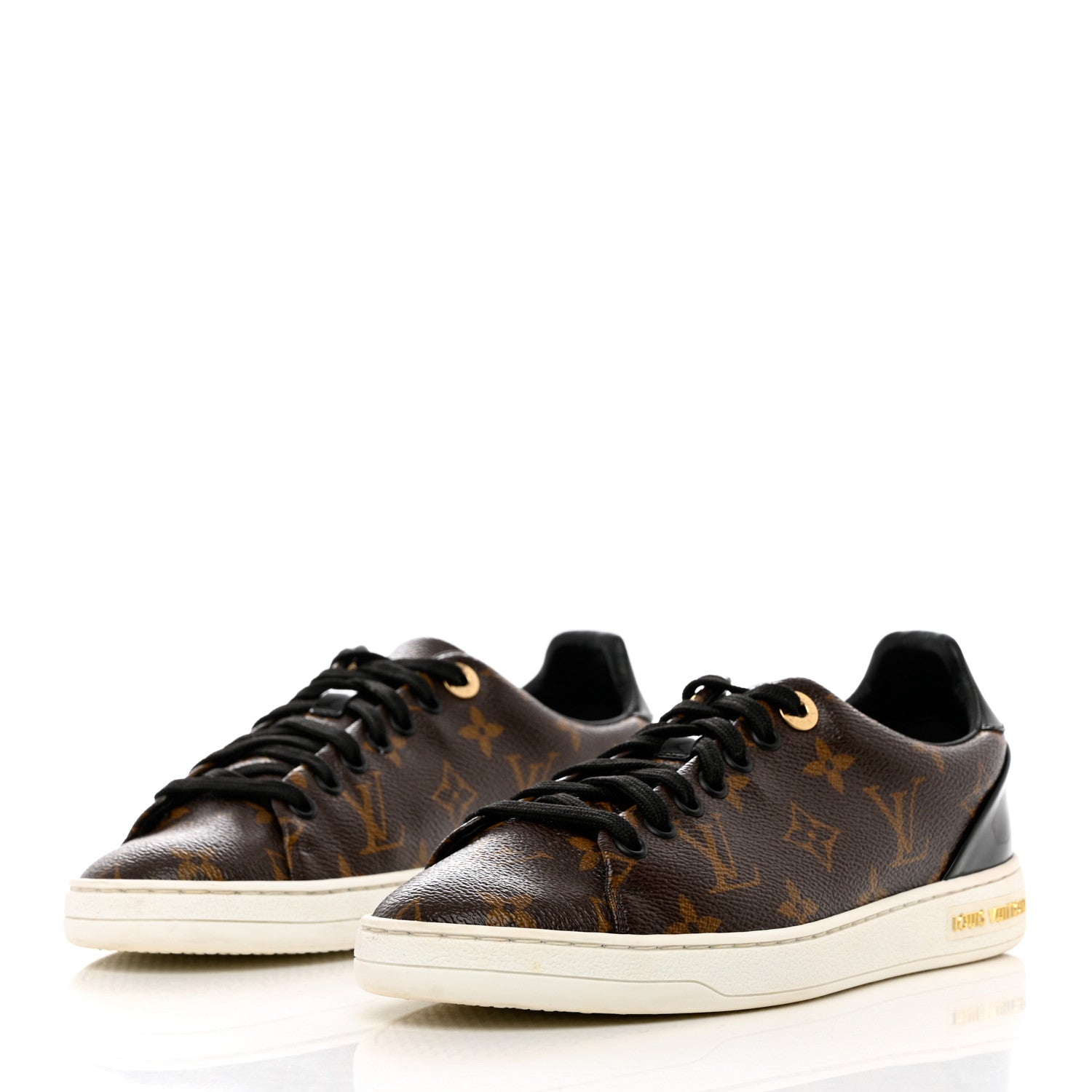 Louis Vuitton Patent Monogram Frontrow Sneakers 36.5 3 of 11