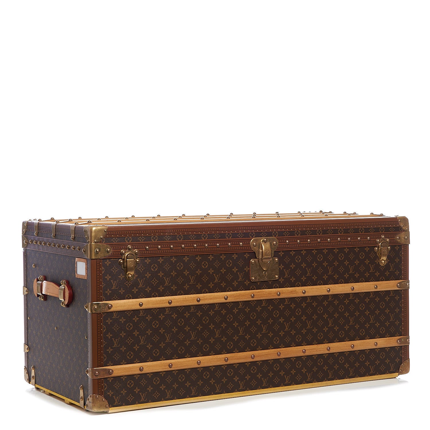 Louis Vuitton Monogram Malle Courrier Lozine Trunk 110 3 of 50