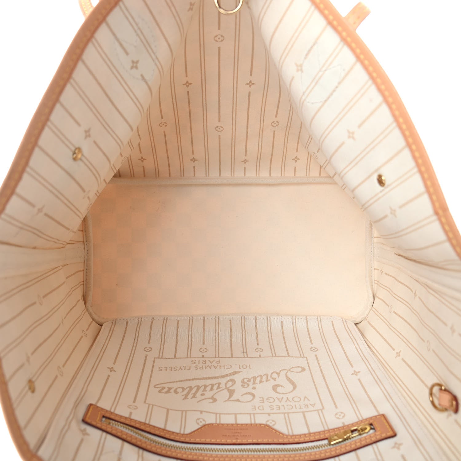 Louis Vuitton Damier Azur Neverfull MM 4 of 6