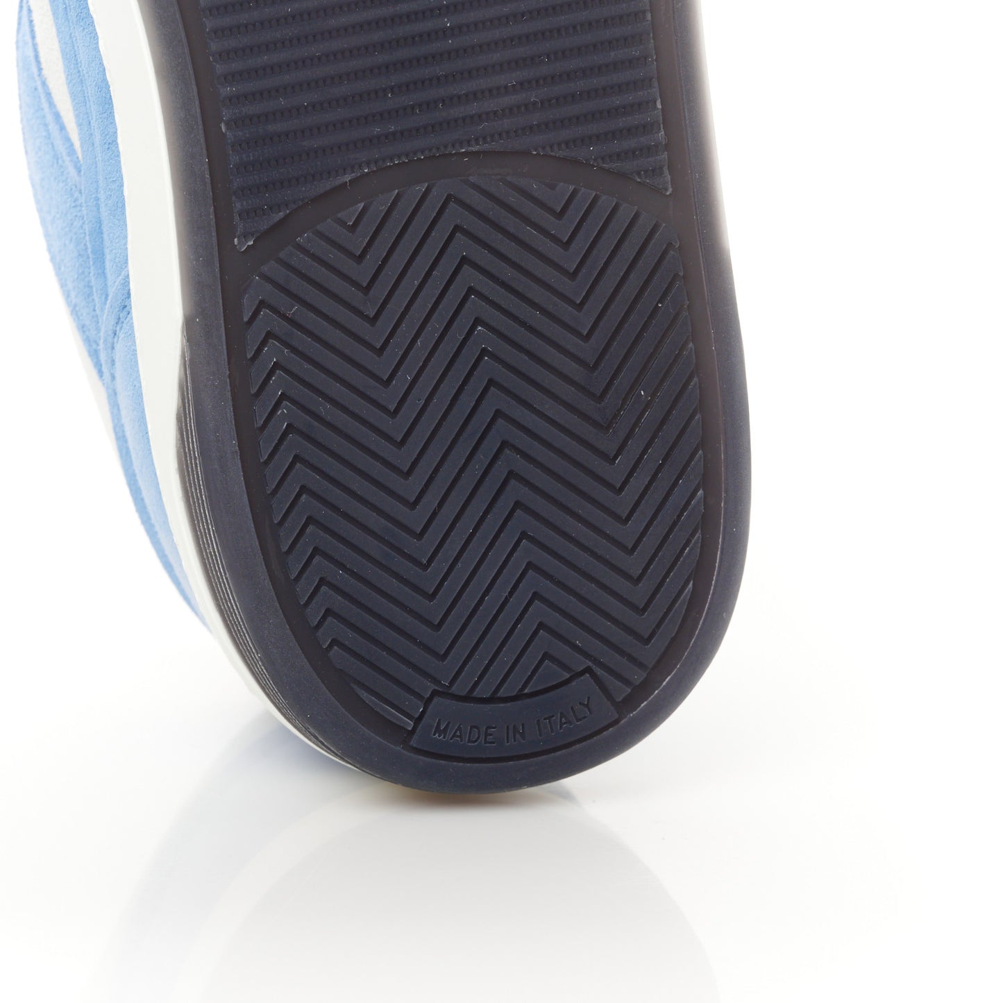 Suede Kidskin Womens CC Sneakers 37.5 White Blue