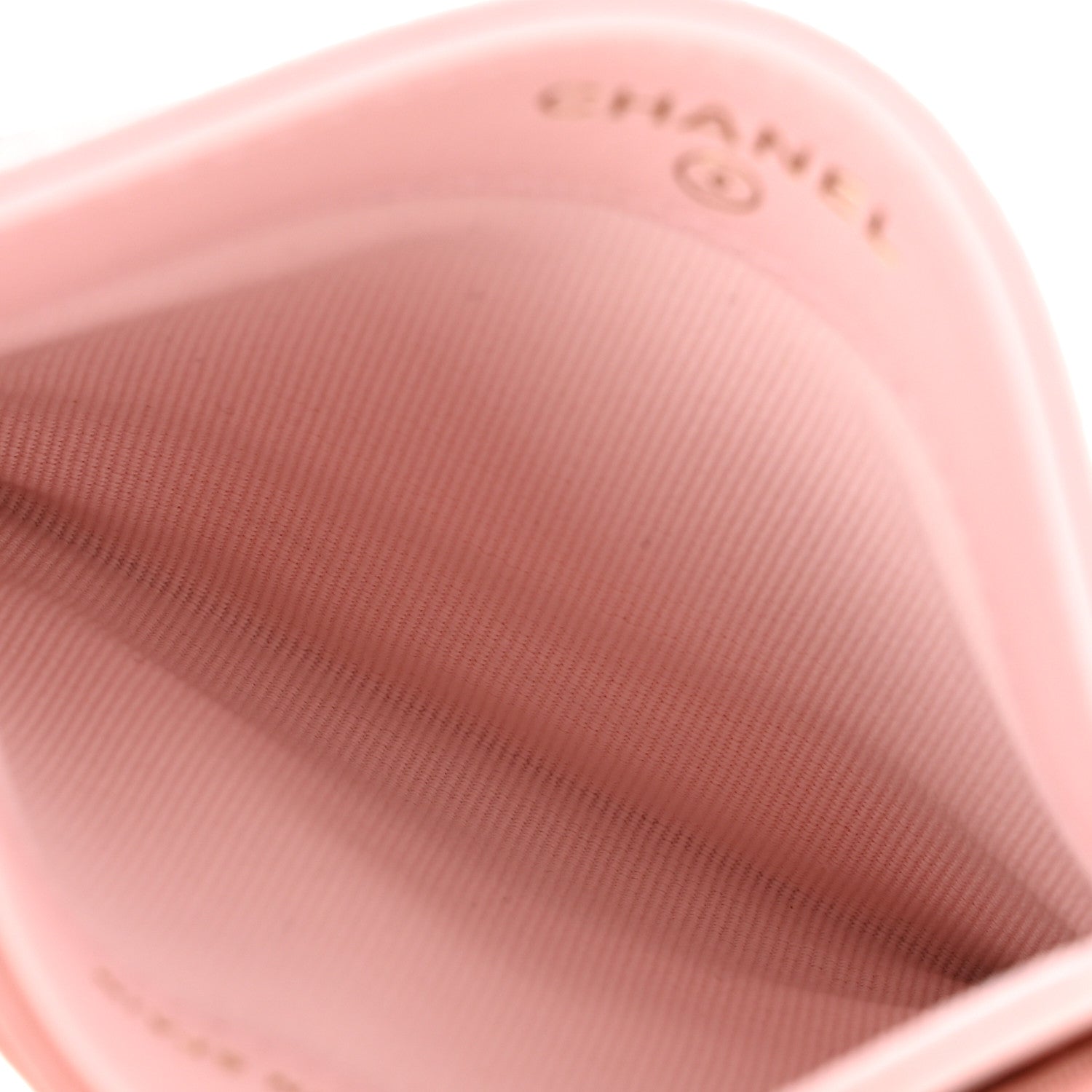 Chanel Caviar Quilted Crystal Card Holder Pink 5 of 10