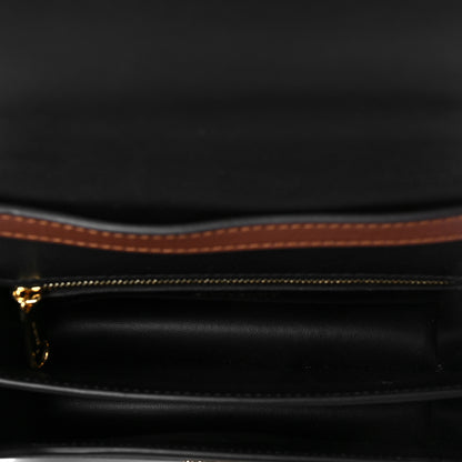 Burberry E-Canvas Monogram Stripe Small TB Bag Bridle Brown 5 of 7