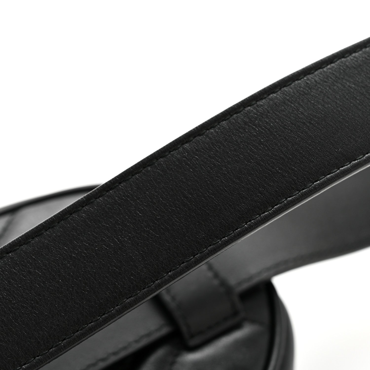 Gucci Calfskin Matelasse GG Marmont Belt Bag 85 34 Black 12 of 12