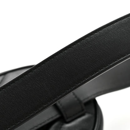 Gucci Calfskin Matelasse GG Marmont Belt Bag 85 34 Black 12 of 12