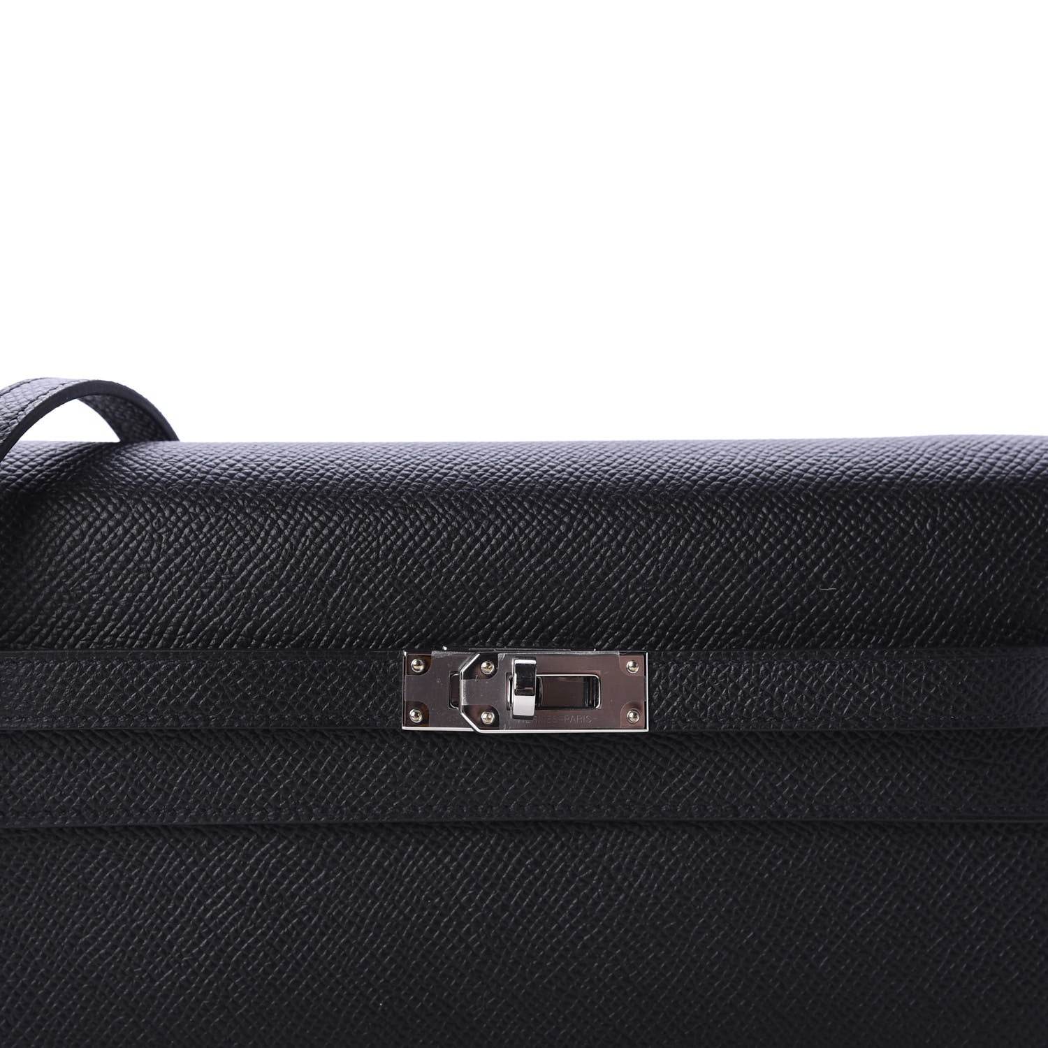Hermes Epsom Kelly Wallet To Go Black 9 of 10