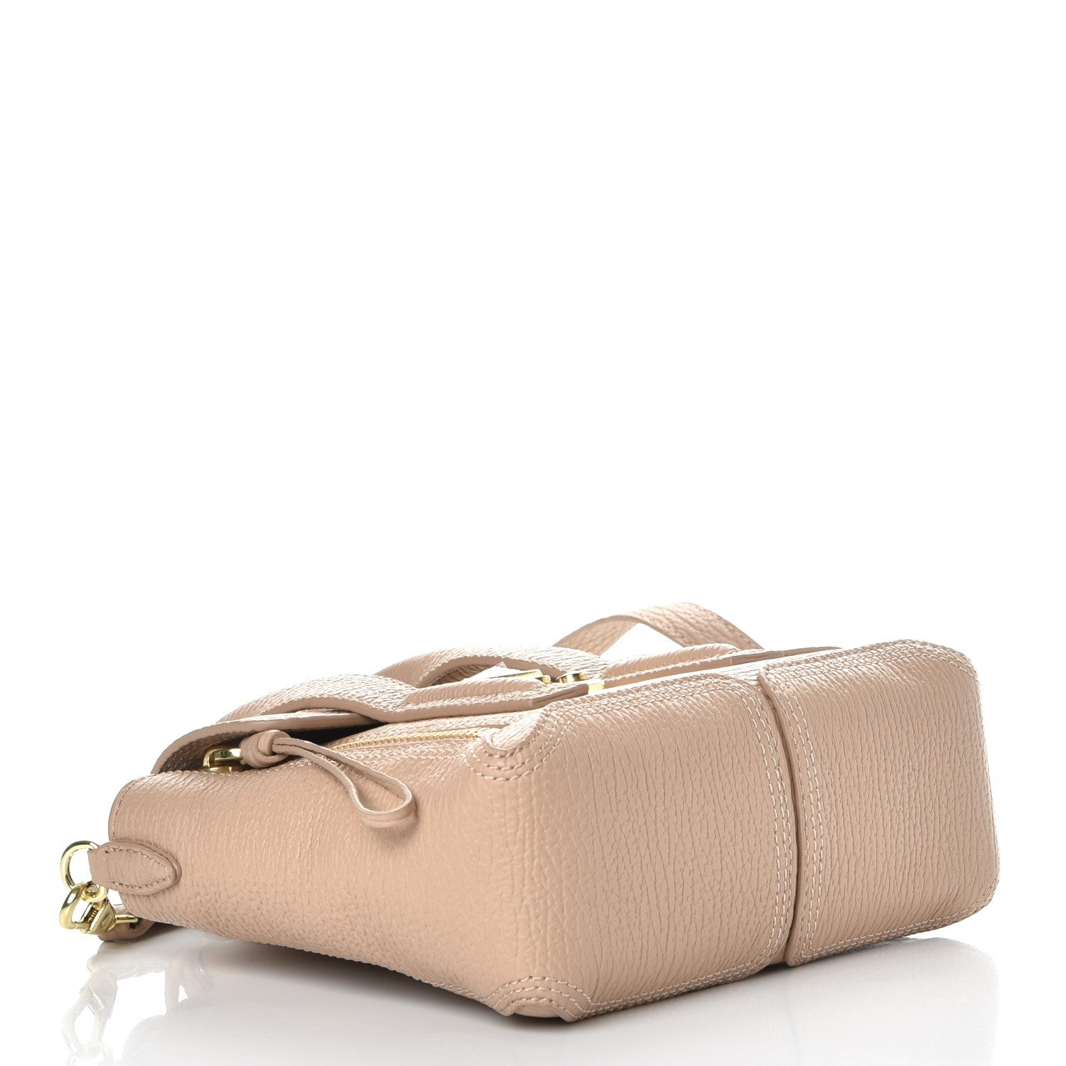 3.1 Phillip Lim 3.1 Textured Calfskin Mini Pashli Satchel Cashew 2 of 8
